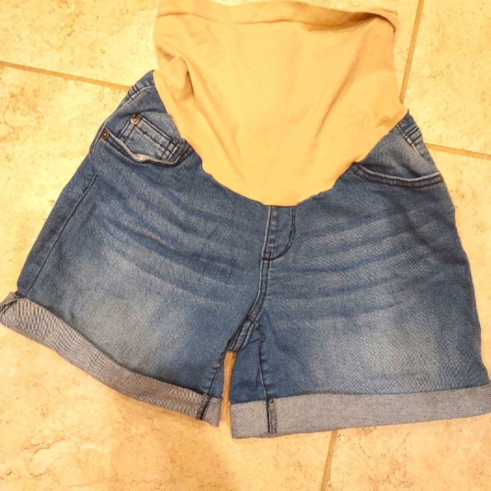 Maternity Jean Shorts